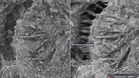 Deprem Görüntülerini Rus Uzay Ajansı Yayınladı